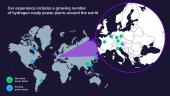 Overview of Siemens hydrogen energy plants around the world